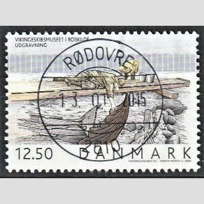 FRIM�RKER DANMARK | 2004 - AFA 1403 - Vikingeskibsmuseet - 12,50 Kr. Udgravning - Pragt Stemplet