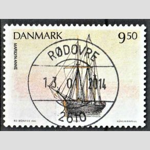 FRIM�RKER DANMARK | 1993 - AFA 1048 - Sejlskibe - 9,50 Kr. flerfarvet - Pragt Stemplet
