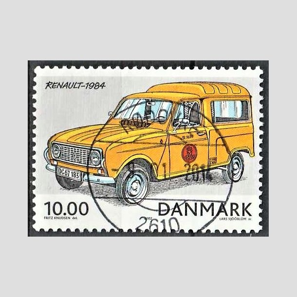 FRIMRKER DANMARK | 2002 - AFA 1323 - Postkretjer - 10,00 Kr. flerfarvet - Pragt Stemplet