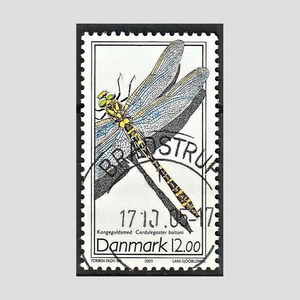 FRIMRKER DANMARK | 2003 - AFA 1354 - Instekter. - 12,00 Kr. Kongeguldsmed - Pragt Stemplet Brdsterup