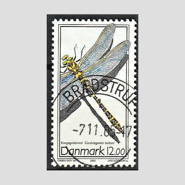 FRIMRKER DANMARK | 2003 - AFA 1354 - Instekter. - 12,00 Kr. Kongeguldsmed - Pragt Stemplet Brdsterup