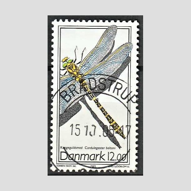 FRIMRKER DANMARK | 2003 - AFA 1354 - Instekter. - 12,00 Kr. Kongeguldsmed - Pragt Stemplet Brdsterup