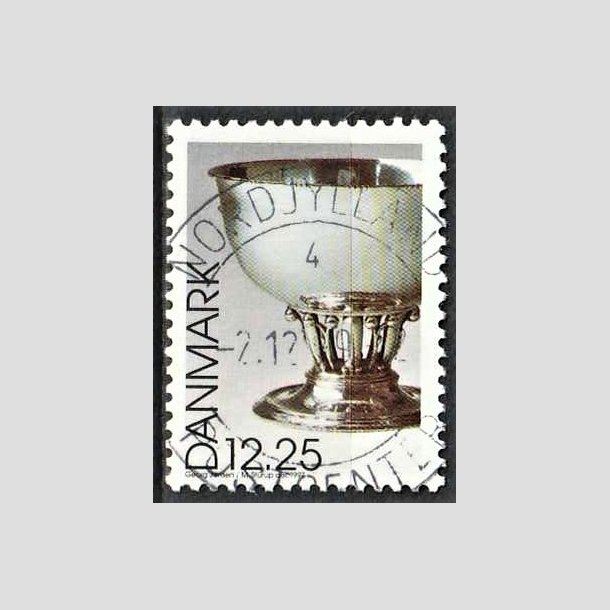 FRIMRKER DANMARK | 1997 - AFA 1163 - Dansk design - 12,25 Kr. Georg Jensen slvskl flerfarvet - Pragt Stemplet 