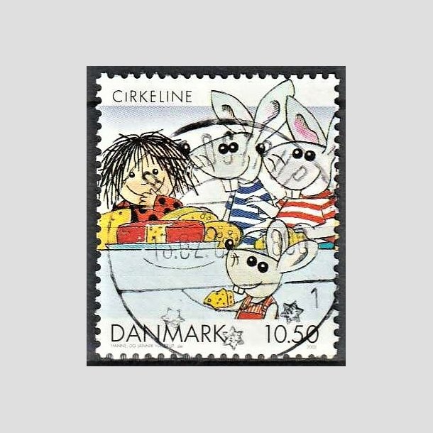 FRIMRKER DANMARK | 2002 - AFA 1310 - Danske tegneserier - 10,50 Kr. Cirkeline - Pragt Stemplet Brdstrup