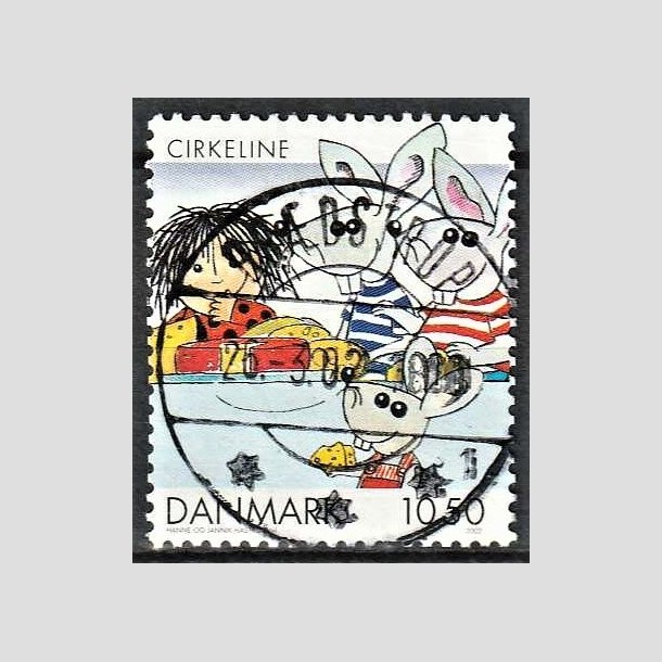 FRIMRKER DANMARK | 2002 - AFA 1310 - Danske tegneserier - 10,50 Kr. Cirkeline - Pragt Stemplet Brdstrup