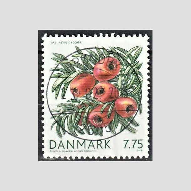 FRIMRKER DANMARK | 2008 - AFA 1558 - Vinterbr - 7,75 kr. taks - Pragt Stemplet