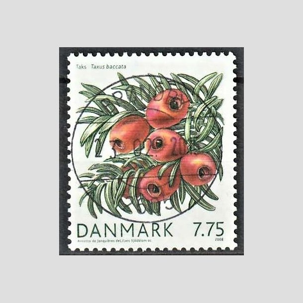 FRIMRKER DANMARK | 2008 - AFA 1558 - Vinterbr - 7,75 kr. taks - Pragt Stemplet