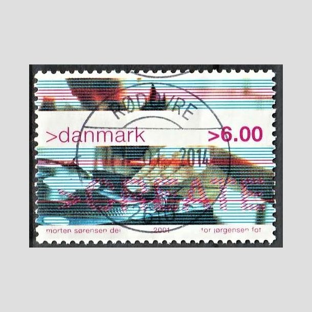 FRIMRKER DANMARK | 2001 - AFA 1289 - Ungdomskultur - 6,00 Kr. CREATE - Lux Stemplet 
