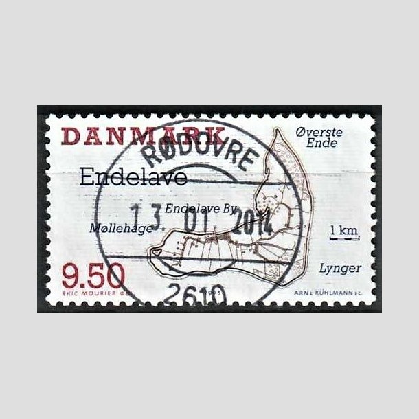 FRIMRKER DANMARK | 1995 - AFA 1089 - Danske smer - 9,50 Kr. flerfarvet - Pragt Stemplet 