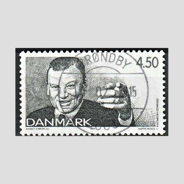 FRIMRKER DANMARK | 1999 - AFA 1213 - Dansk revy - 4,50 Kr. grn - Pragt Stemplet 