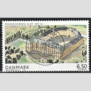 FRIM�RKER DANMARK | 2004 - AFA 1393 - Frederiksberg Slot - 6,50 Kr. flerfarvet - Pragt Stemplet