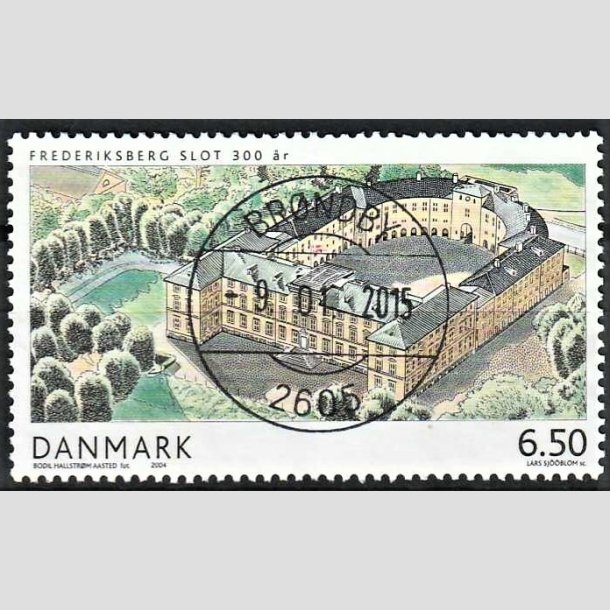 FRIMRKER DANMARK | 2004 - AFA 1393 - Frederiksberg Slot - 6,50 Kr. flerfarvet - Pragt Stemplet