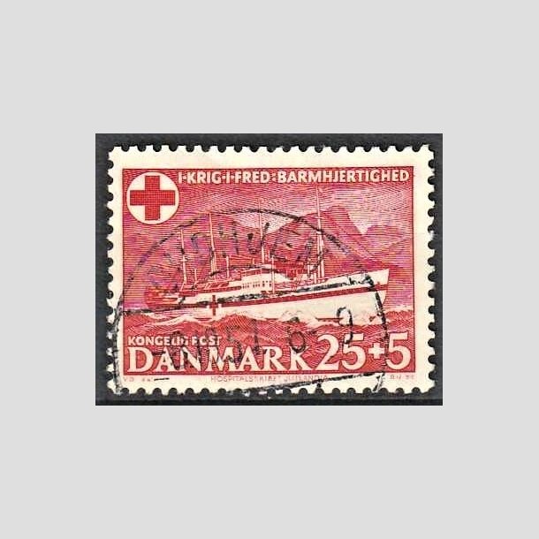 FRIMRKER DANMARK | 1951 - AFA 333 - Jutlandia 25 + 5 re rd - Lux Stemplet