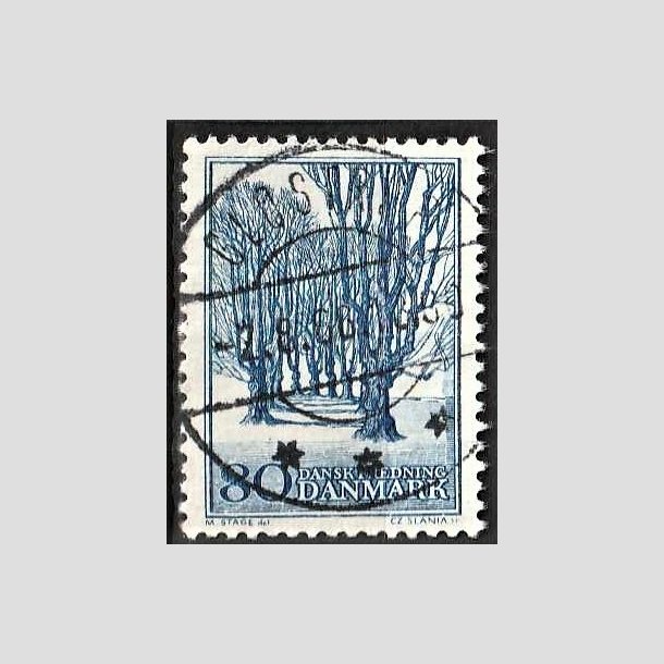 FRIMRKER DANMARK | 1966 - AFA 446 - Holte All - 80 re bl - Lux Stemplet Glostrup