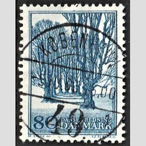 FRIM�RKER DANMARK | 1966 - AFA 446 - Holte All� - 80 �re bl� - Lux Stemplet K�benhavn