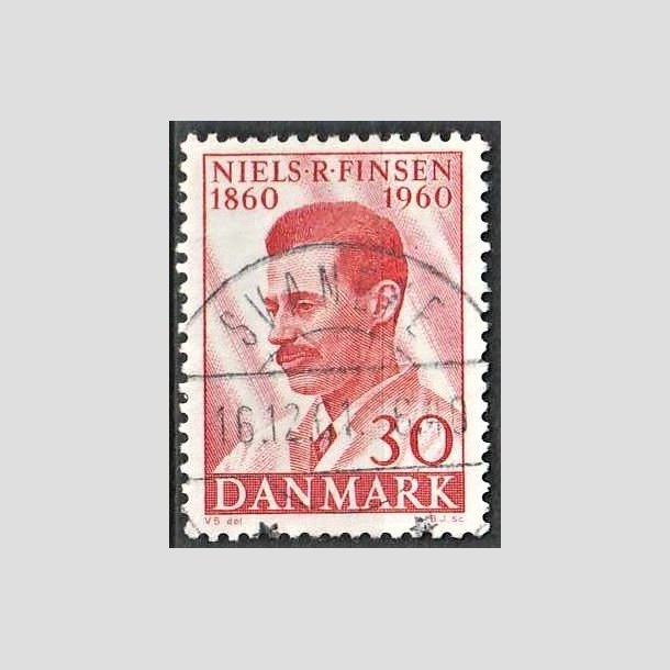 FRIMRKER DANMARK | 1960 - AFA 387 - Niels R. Finsen - 30 re rd - Pragt Stemplet Svaneke