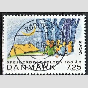 FRIM�RKER DANMARK | 2007 - AFA 1511 - Spejderbev�gelsen - 7,25 Kr. Aftenstemning - Pragt Stemplet 