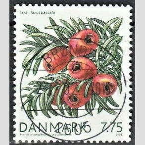 FRIM�RKER DANMARK | 2008 - AFA 1558 - Vinterb�r - 7,75 kr. taks - Pragt Stemplet