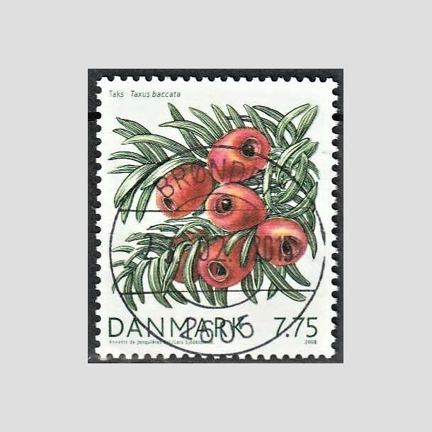 FRIMRKER DANMARK | 2008 - AFA 1558 - Vinterbr - 7,75 kr. taks - Pragt Stemplet