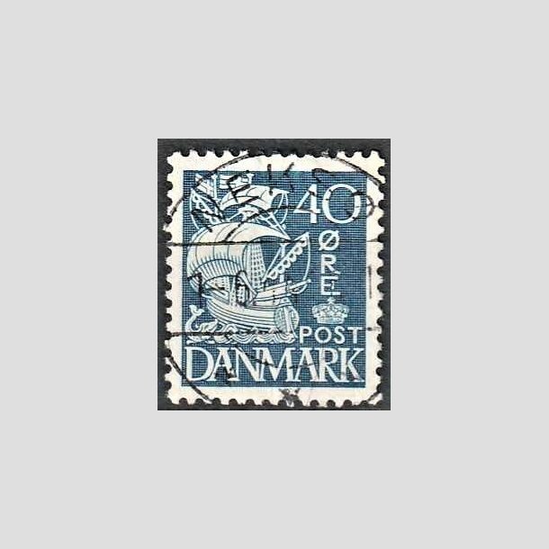 FRIMRKER DANMARK | 1940 - AFA 260 - Karavel 40 re bl Type II - Lux Stemplet Neks