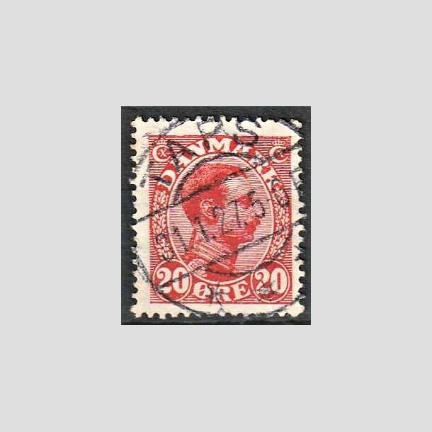 FRIMRKER DANMARK | 1925-26 - AFA 147 - Chr. X 20 re rd - Lux Stemplet Trs