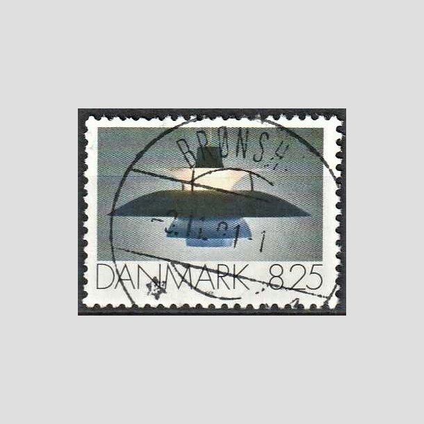 FRIMRKER DANMARK | 1991 - AFA 0998 - Dansk Brugskunst - 8,25 Kr. flerfarvet - Pragt Stemplet Brnshj