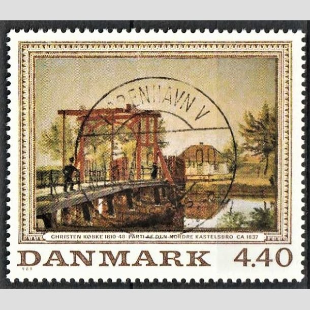 FRIMRKER DANMARK | 1989 - AFA 949 - Maleriserie 3. - 4,40 Kr. flerfarvet - Pragt Stemplet Kbenhavn V