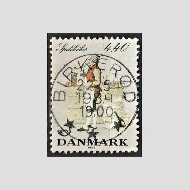 FRIMRKER DANMARK | 1989 - AFA 937 - Folkedragter - 4,40 Kr. flerfarvet - Pragt Stemplet Birkerd