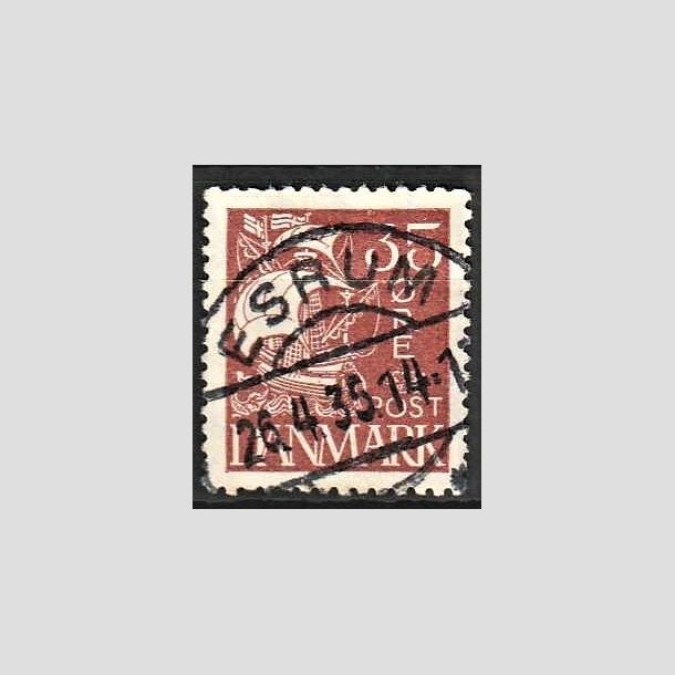 FRIMRKER DANMARK | 1927 - AFA 173 - Karavel 35 re brunrd - Lux Stemplet 