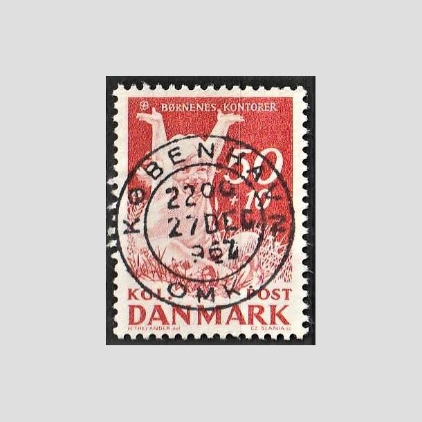 FRIMRKER DANMARK | 1965 - AFA 439F - Brnenes Kontor - 50 + 10 re rd - Lux Stemplet