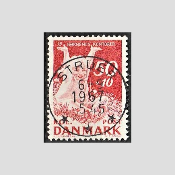 FRIMRKER DANMARK | 1965 - AFA 439F - Brnenes Kontor - 50 + 10 re rd - Lux Stemplet Struer