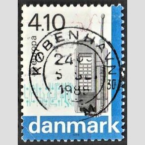 FRIM�RKER DANMARK | 1988 - AFA 912 - Europam�rker - 4,10 Kr. flerfarvet - Lux Stemplet
