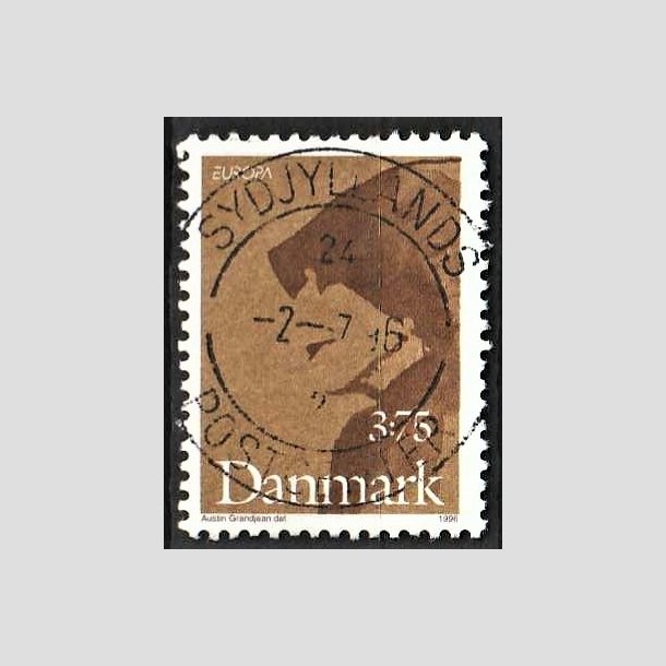 FRIMRKER DANMARK | 1996 - AFA 1116 - Bermte kvinder - 3,75 kr. brun/mrkbrun - Pragt Stemplet