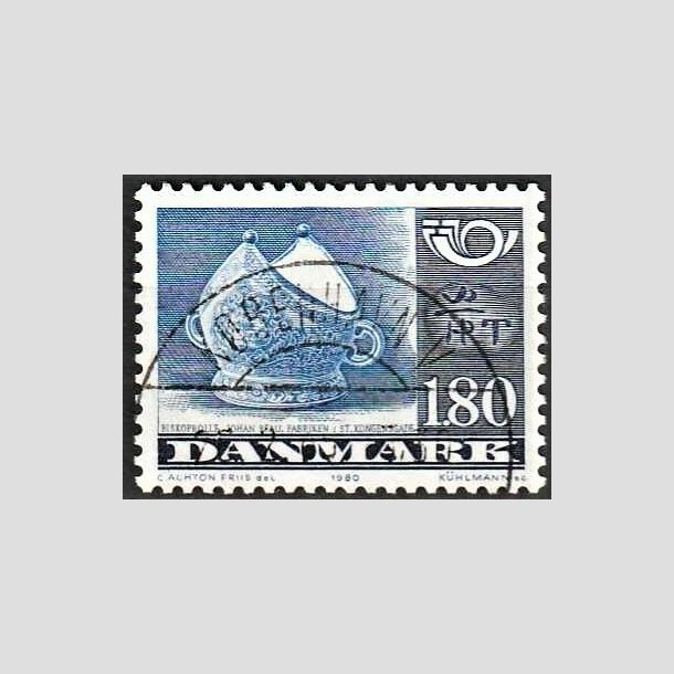 FRIMRKER DANMARK | 1980 - AFA 705 - Fllesnordisk udgave - 1.80 Kr.bl/grbl/sortbl - Pragt Stemplet 