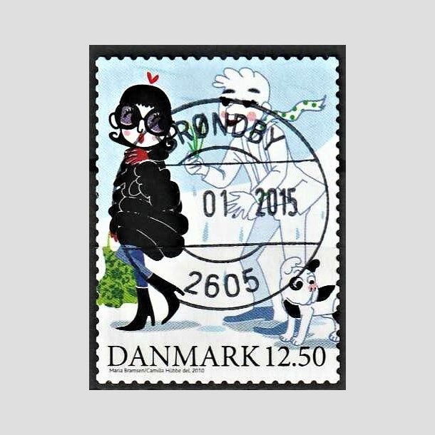 FRIMRKER DANMARK | 2010 - AFA 1639 - Vintereventyr - 12,50 Kr. flerfarvet - Pragt Stemplet