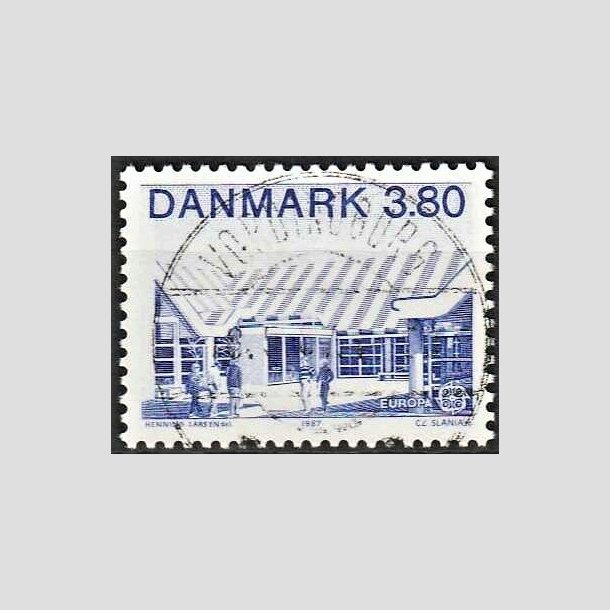 FRIMRKER DANMARK | 1987 - AFA 883 - Europamrker - 3,80 Kr. bl - Pragt Stemplet Vordingborg