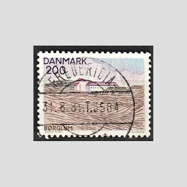 FRIMRKER DANMARK | 1980 - AFA 702 - Nord for Limfjorden - 200 re flerfarvet - Pragt Stemplet Fredericia