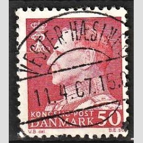 FRIMRKER DANMARK | 1965 - AFA 432 - Fr. IX 50 re rd - Lux Stemplet Vester-Hsinge