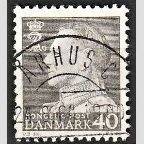 FRIMRKER DANMARK | 1961-62 - AFA 396 - Fr. IX 40 re gr - Pragt Stemplet 