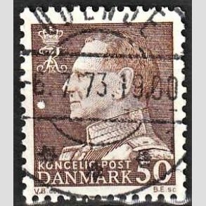 FRIMRKER DANMARK | 1967 - AFA 460 - Fr. IX 50 re brun - Lux Stemplet Odense