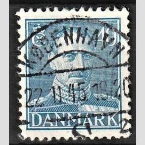 FRIMRKER DANMARK | 1942-44 - AFA 280 - Chr. X 40 re bl - Lux Stemplet