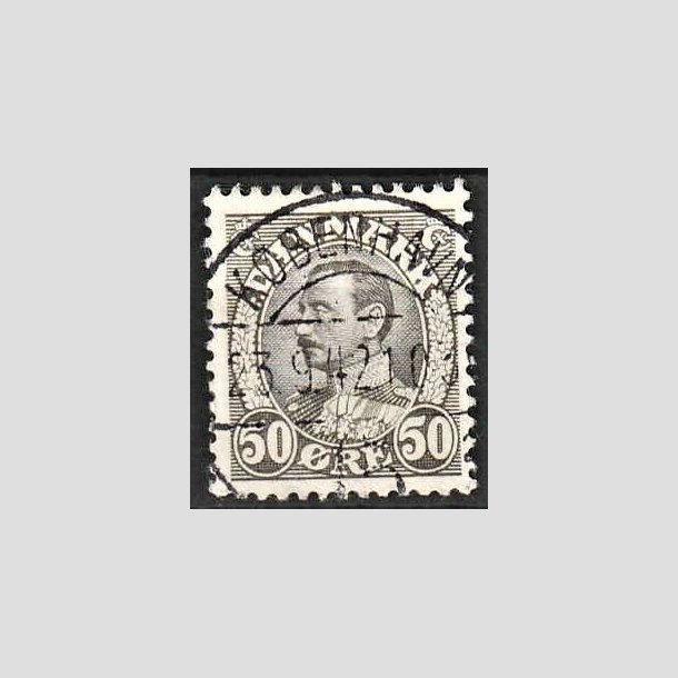 FRIMRKER DANMARK | 1934 - AFA 209 - Chr. X 50 re gr - Lux Stemplet 