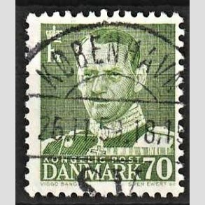 FRIMRKER DANMARK | 1950 - AFA 324 - Fr. IX 70 re mrkgrn - Lux Stemplet