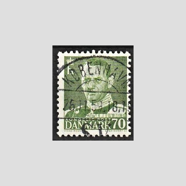 FRIMRKER DANMARK | 1950 - AFA 324 - Fr. IX 70 re mrkgrn - Lux Stemplet