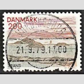 FRIM�RKER DANMARK | 1979 - AFA 688 - Nordjylland - 200 �re flerfarvet - Pragt Stemplet Vordingborg