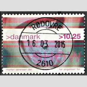 FRIM�RKER DANMARK | 2001 - AFA 1290 - Show - 10,25 Kr. piercing - Pragt Stemplet R�dovre