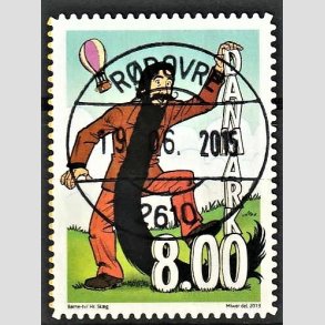 FRIM�RKER DANMARK | 2013 - AFA 1736a - B�rne-TV - 8,00 Kr. flerfarvet - Pragt Stemplet R�dovre