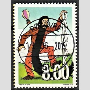 FRIM�RKER DANMARK | 2013 - AFA 1736a - B�rne-TV - 8,00 Kr. flerfarvet - Pragt Stemplet R�dovre