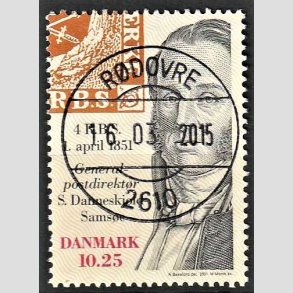 FRIMRKER DANMARK | 2001 - AFA 1279 - Frimrket 150 r - 10,25 Kr. flerfarvet - Lux Stemplet Rdovre