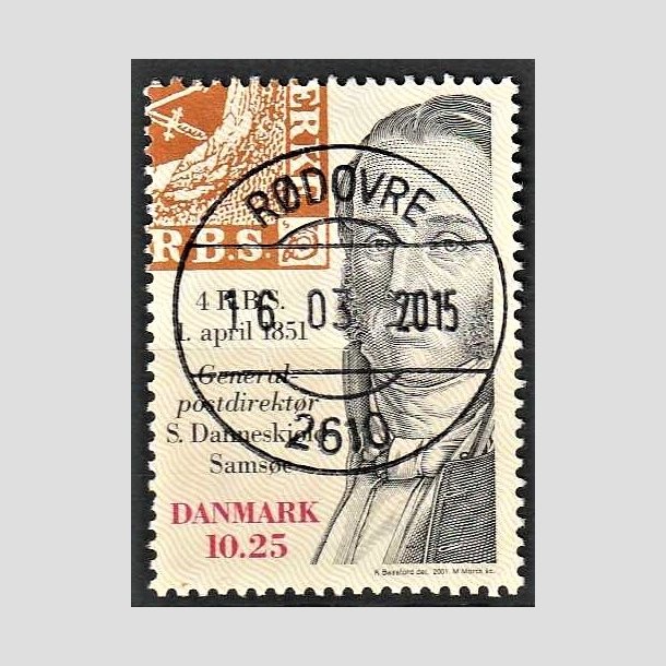 FRIMRKER DANMARK | 2001 - AFA 1279 - Frimrket 150 r - 10,25 Kr. flerfarvet - Lux Stemplet Rdovre